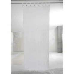 Woonkamergordijn Van Licht Linnen Met Italiaans Luxueus Kant Van Synergie - Marina -Slide Shop tenda da soggiorno di lino leggero con pizzo sinergia di lusso italiano marina 2