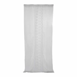 Retro Lichtgewicht Linnen Gordijn Met Organza En Italiaanse Luxe Borduursels - Marinella