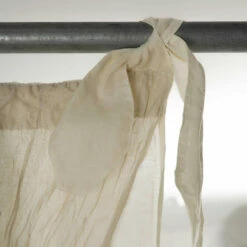 Gordijn Van Stof Met Geheugeneffect En Linnen Van Dubbel Gaas 3 Afwerkingen - Geheugen -Slide Shop tenda in tessuto effetto memory e doppia garza di lino 3 finiture memoria 9