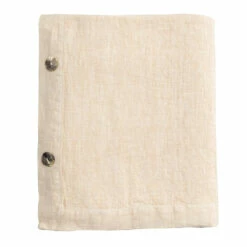 Modulair Tafelkleed Van Gekleurd Linnen Met Knoopsgaten En 10 Knopen - Mediterranea