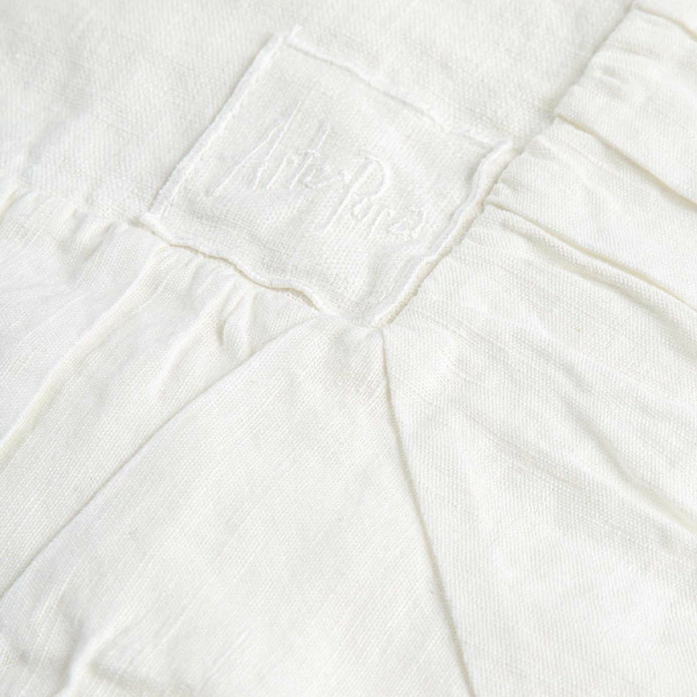 Vierkant Tafelkleed In Wit Linnen, Frame En Randvouw Met Reliëf - Mippel 3 Vierkant Tafelkleed In Wit Linnen, Frame En Randvouw Met Reliëf - Mippel - Afbeelding 3