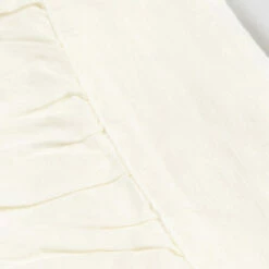 Rechthoekig Tafelkleed In Wit Linnen, Frame En Vouwrand Met Reliëf - Mippel -Slide Shop tovaglia rettangolare in lino bianco cornice e goffrature bordo piega mippel 3