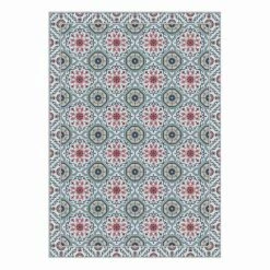 Wasbare Amerikaanse Placemat In Pvc En Polyester Design, 6 Stuks - Meriva