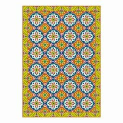 Wasbare Amerikaanse Placemat In Pvc En Polyester Design, 6 Stuks - Meriva -Slide Shop tovaglietta americana lavabile in pvc e poliestere di design 6 pezzi meriva 6