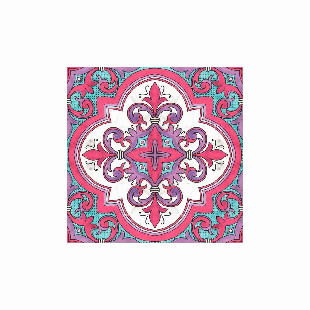 Moderne Amerikaanse Placemat In Pvc En Polyester Met Patroon, 6 Stuks - Costa 4 Moderne Amerikaanse Placemat In Pvc En Polyester Met Patroon, 6 Stuks - Costa - Afbeelding 4