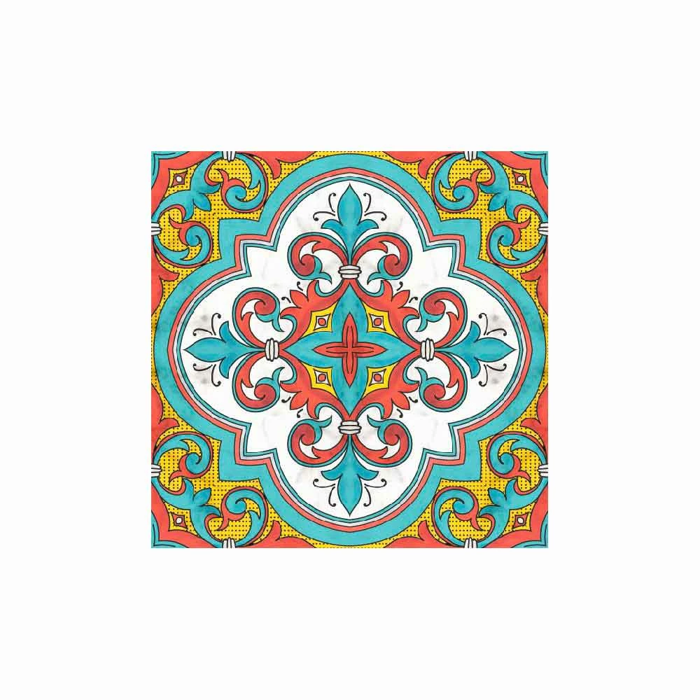 Moderne Amerikaanse Placemat In Pvc En Polyester Met Patroon, 6 Stuks - Costa 6 Moderne Amerikaanse Placemat In Pvc En Polyester Met Patroon, 6 Stuks - Costa - Afbeelding 6