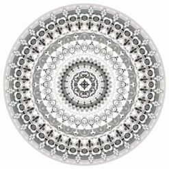 Ronde Design Amerikaanse Placemat In PVC En Polyester, 6 Stuks - Rondeo 8 Ronde Design Amerikaanse Placemat In PVC En Polyester, 6 Stuks - Rondeo -Slide Shop tovaglietta americana rotonda di design in pvc e poliestere 6 pezzi rondeo 2