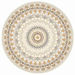 Ronde Design Amerikaanse Placemat In PVC En Polyester, 6 Stuks - Rondeo 10 Ronde Design Amerikaanse Placemat In PVC En Polyester, 6 Stuks - Rondeo -Slide Shop tovaglietta americana rotonda di design in pvc e poliestere 6 pezzi rondeo 4