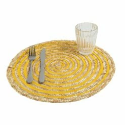 Ronde Raffia Placemat Diverse Kleuren 12 Stuks - Turbine 24 Ronde Raffia Placemat Diverse Kleuren 12 Stuks - Turbine -Slide Shop tovaglietta americana rotonda in rafia colori assortiti 12 pz turbina 10