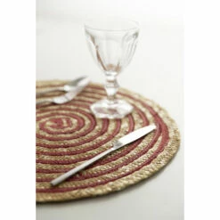 Ronde Raffia Placemat Diverse Kleuren 12 Stuks - Turbine 26 Ronde Raffia Placemat Diverse Kleuren 12 Stuks - Turbine -Slide Shop tovaglietta americana rotonda in rafia colori assortiti 12 pz turbina 12