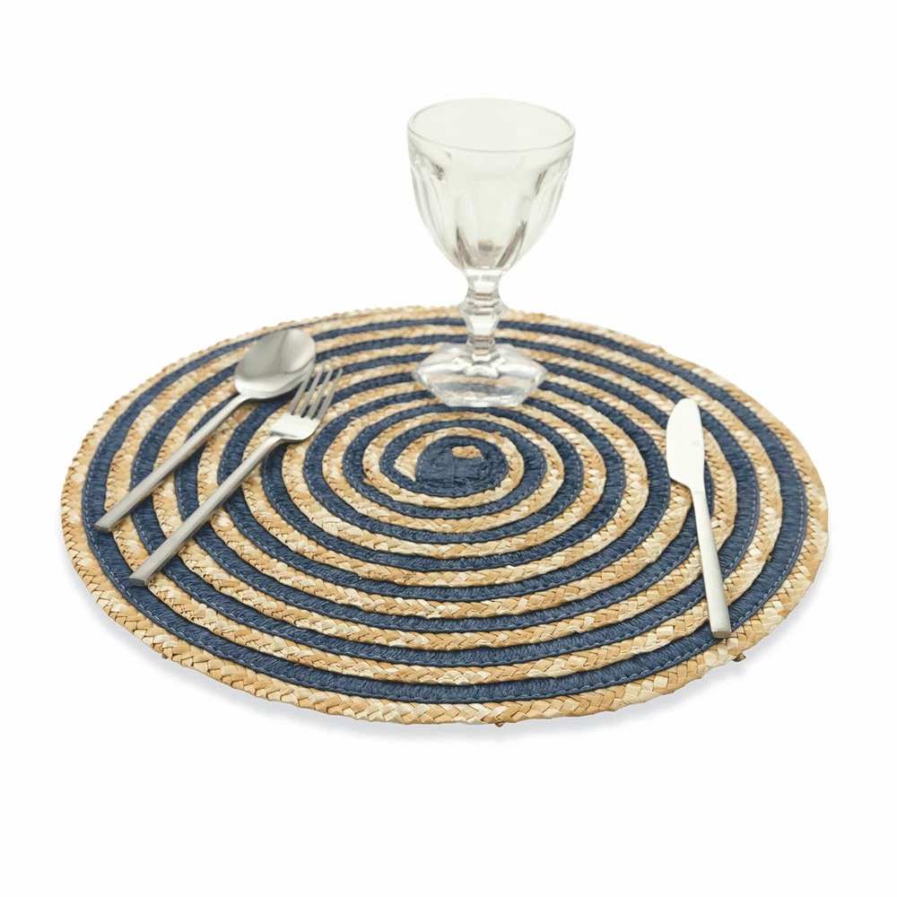 Ronde Raffia Placemat Diverse Kleuren 12 Stuks - Turbine 5 Ronde Raffia Placemat Diverse Kleuren 12 Stuks - Turbine - Afbeelding 5