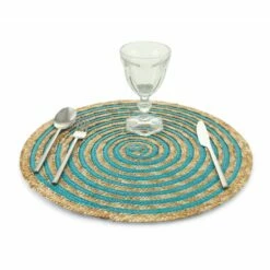Ronde Raffia Placemat Diverse Kleuren 12 Stuks - Turbine 19 Ronde Raffia Placemat Diverse Kleuren 12 Stuks - Turbine -Slide Shop tovaglietta americana rotonda in rafia colori assortiti 12 pz turbina 5