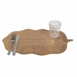 Groen Of Bladgoud Tropisch Design Ontbijt Placemat 12 Stuks - Esther -Slide Shop tovaglietta colazione design tropicale a foglia verde o oro 12 pz esther 5