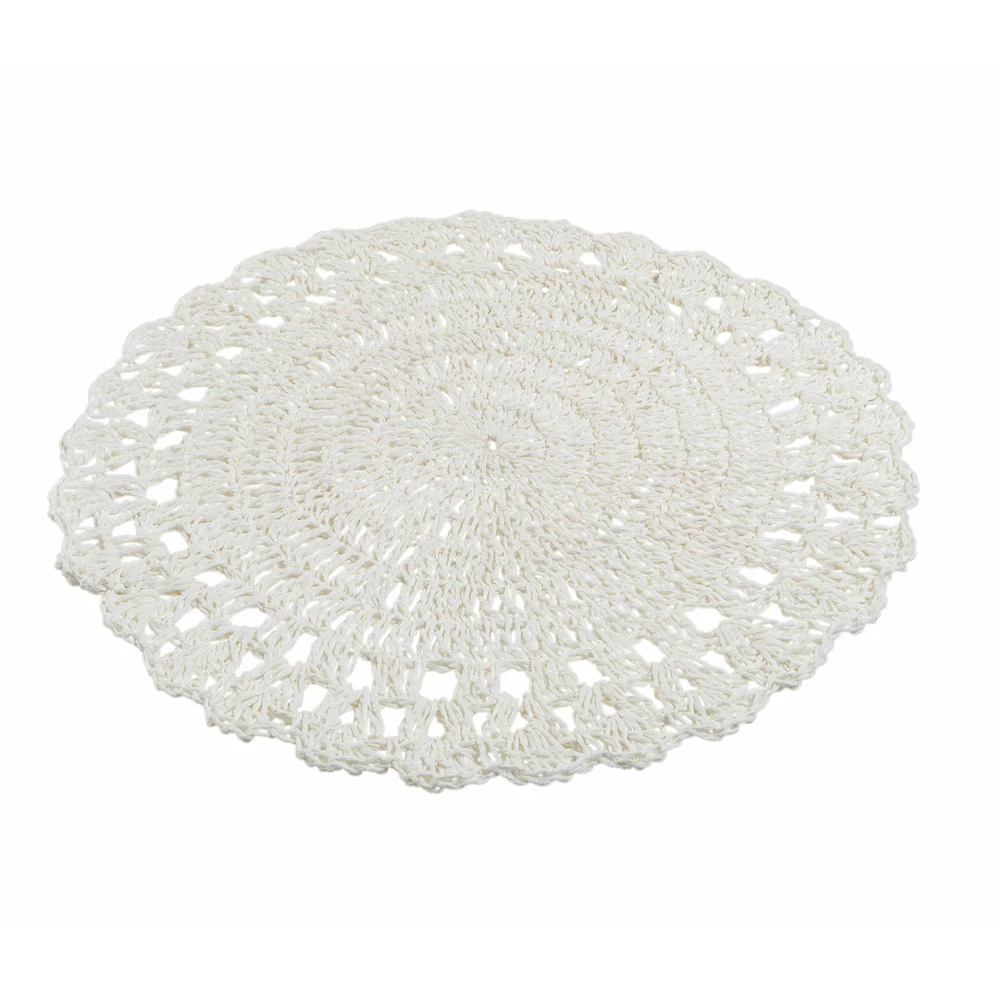 Ronde Placemat Gehaakte Placemat Diverse Kleuren 12 Stuks - Punzolo 6 Ronde Placemat Gehaakte Placemat Diverse Kleuren 12 Stuks - Punzolo - Afbeelding 6