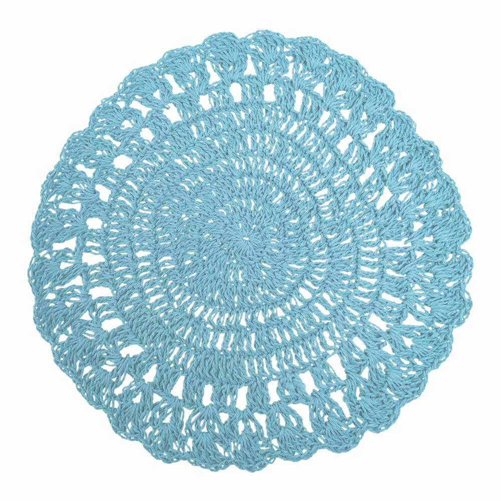 Ronde Placemat Gehaakte Placemat Diverse Kleuren 12 Stuks - Punzolo 7 Ronde Placemat Gehaakte Placemat Diverse Kleuren 12 Stuks - Punzolo - Afbeelding 7