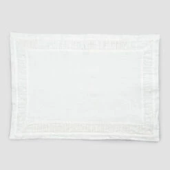 Amerikaanse Placemats In Lichtblauw Of Retro Linnen Met Reliëf, 2 Stuks - Milone -Slide Shop tovagliette americane in lino azzurro o retro con goffrature 2 pezzi milone 2