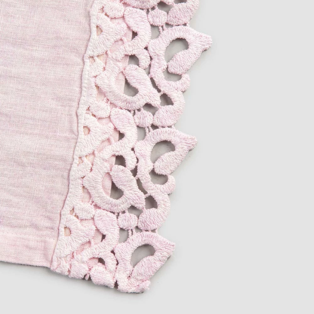 Amerikaanse Placemats In Linnen Met Poema-kant, 3 Kleuren 2-delig - Leonardino 8 Amerikaanse Placemats In Linnen Met Poema-kant, 3 Kleuren 2-delig - Leonardino - Afbeelding 8