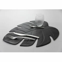 Pvc Ontbijt Placemats Assorti Groen Of Zwart Blad 12 Stuks - Esther 18 Pvc Ontbijt Placemats Assorti Groen Of Zwart Blad 12 Stuks - Esther -Slide Shop tovagliette colazione in pvc foglie assortite verde o nero 12 pz esther 7