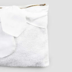 Trousse Vrouw In Terry Katoen Met Strik, 3 Afwerkingen En 2 Stuks - Rozy -Slide Shop trousse donna in spugna di cotone con fiocco 3 finiture e 2 pezzi rozy 2