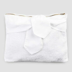 Trousse Vrouw In Terry Katoen Met Strik, 3 Afwerkingen En 2 Stuks - Rozy