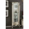 Klassieke Vitrine Met Witte Of Notenhouten Deur Made In Italy - Caligola