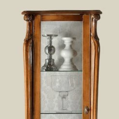 Klassieke Vitrine Met Witte Of Notenhouten Deur Made In Italy - Caligola 11 Klassieke Vitrine Met Witte Of Notenhouten Deur Made In Italy - Caligola -Slide Shop vetrina classica con anta in legno bianco o noce made in italy caligola 4