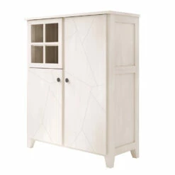 Structuur Van De Woonkamervitrine In Massief Dennenhout Made In Italy - Pascual