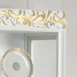 Showcases In Hout Design Met 3 Glazen Leggers Kush, Made In Italy -Slide Shop vetrina di design in legno con 3 ripiani in vetro kush made in italy 4