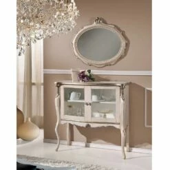 Woonkamervitrine 2 Deuren In Walnoot Of Wit Hout Gemaakt In Italië - Londen 8 Woonkamervitrine 2 Deuren In Walnoot Of Wit Hout Gemaakt In Italië - Londen -Slide Shop vetrina soggiorno 2 ante in legno noce o bianco made in italy london 2