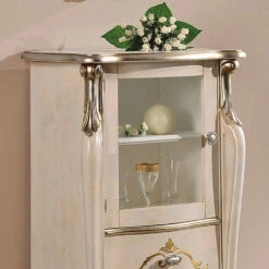 Woonkamervitrine Met 1 Glazen Deur En 3 Lades Made In Italy - London -Slide Shop vetrina soggiorno con 1 anta in vetro e 3 cassetti made in italy london 6