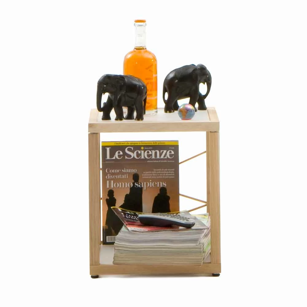 Modular Design Library Zia Babel Towers In Massief Eiken Naturel 2 Modular Design Library Zia Babel Towers In Massief Eiken Naturel - Afbeelding 2