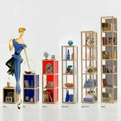 Modular Design Library Zia Babel Towers In Massief Eiken Naturel 16 Modular Design Library Zia Babel Towers In Massief Eiken Naturel -Slide Shop zia babele le torri sistema componibile 7