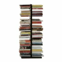 Bibliotheek Modern Kolomontwerp Tante Bice, Handgemaakte Massief Hout -Slide Shop zia bice portalibri a colonna 2