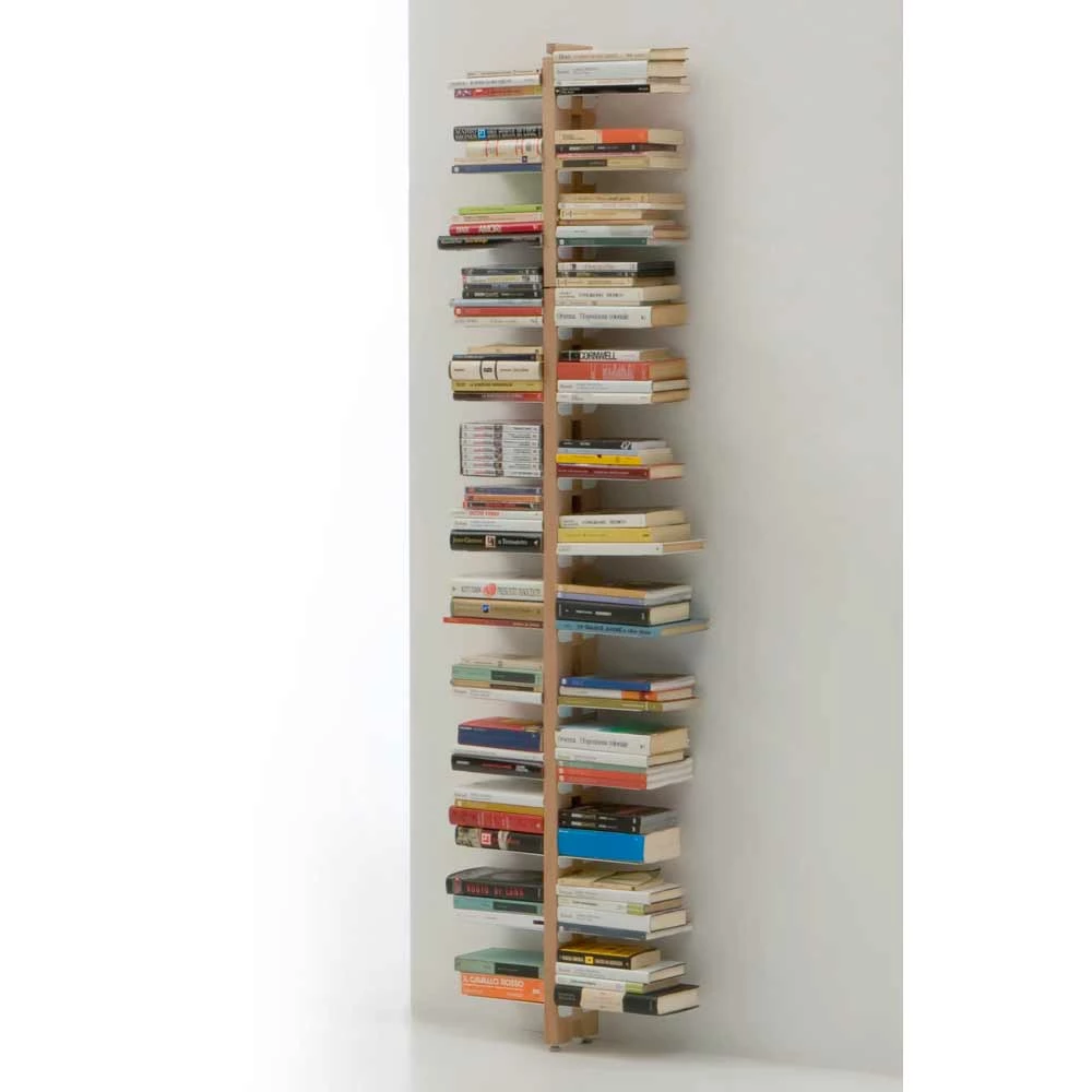 Slide Moderne Bibliotheek Van De Grond Aan De Wand Tante Fin, Handgemaakte Product 5 Slide Moderne Bibliotheek Van De Grond Aan De Wand Tante Fin, Handgemaakte Product - Afbeelding 5