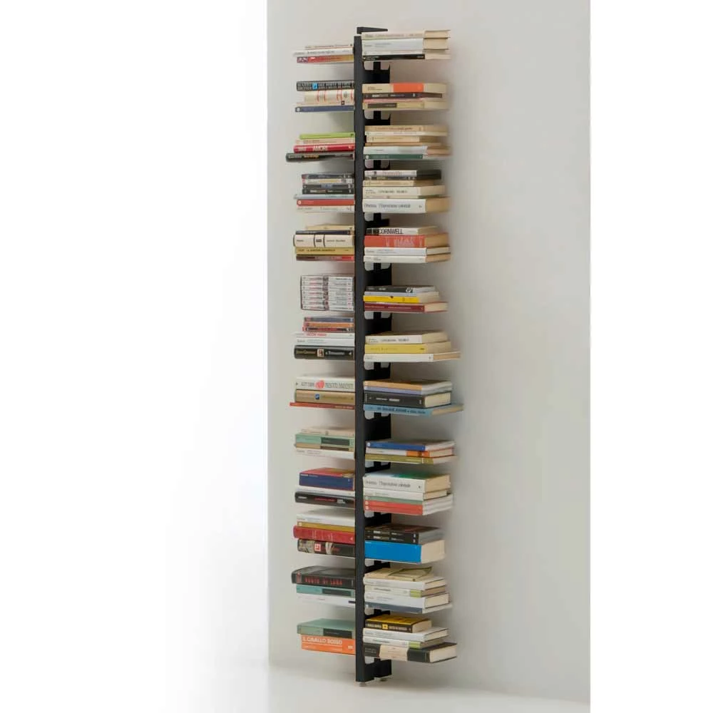 Slide Moderne Bibliotheek Van De Grond Aan De Wand Tante Fin, Handgemaakte Product 6 Slide Moderne Bibliotheek Van De Grond Aan De Wand Tante Fin, Handgemaakte Product - Afbeelding 6
