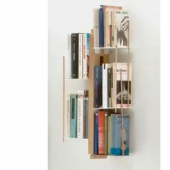 Slide Bibliotheek Modern Ontwerp Van Zia Veronica Muur, Handgemaakte Massief Hout -Slide Shop zia veronica portalibri sospeso 1